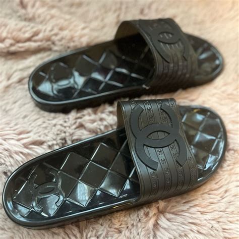 chanel pool slide|Chanel pool slides dupe.